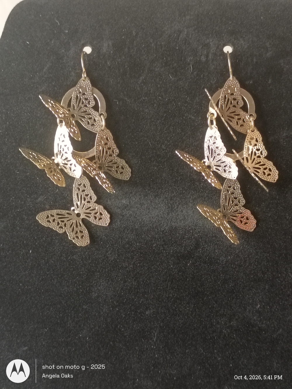 Gold Butterfly Cascade Earrings - Women’s Fashion Jewelry